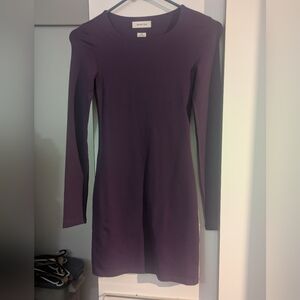 New Purple Babaton Contour Mini Dress Size Xxs Perfect Condition